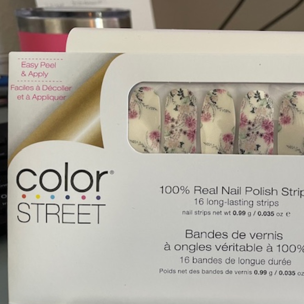 Color Street Nails Flora Good Time  Unopened sealed envelope.